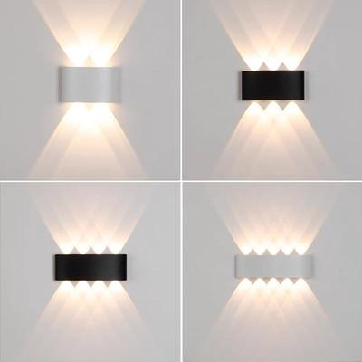 Ultra-Thin LED Waterproof Wall Light: Balcony, Hallway, Staircase, Corridor Spotlight with Colorful Single-Head Design for Bedside or KTV.