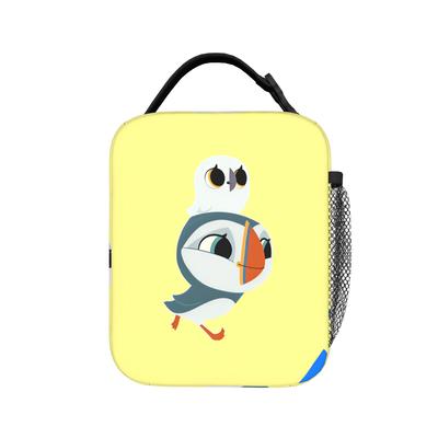 Puffin Rock And New Friends Lunch Bag For Child  Graphic Lunch Box Fashion Picnic Cooler Bag Zipper Oxford Tote Food Bags