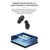 Intelligent noise reduction HIFI sound quality Bluetooth wireless stereo sports headphone microphone with charging case, suitable for smartphones