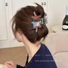 High-End 2025 Large Cartoon Bear Bow Hair Clip for Women - Bun & Shark Clip for Voluminous Hair