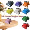 150ML Creative Funny Beetle Shaped Coffee Mug Fashion Unique Handmade Beetle-Shaped Coffee Cup Novelty Car-Shaped Tea Cup