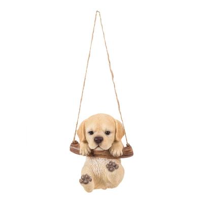 Woobia Labrador Retriever Hanging Ornament 10.5 X 9.8 X 12.9 Cm Doll Figurine Ornament Animal Garden Decoration Dog H16671-4