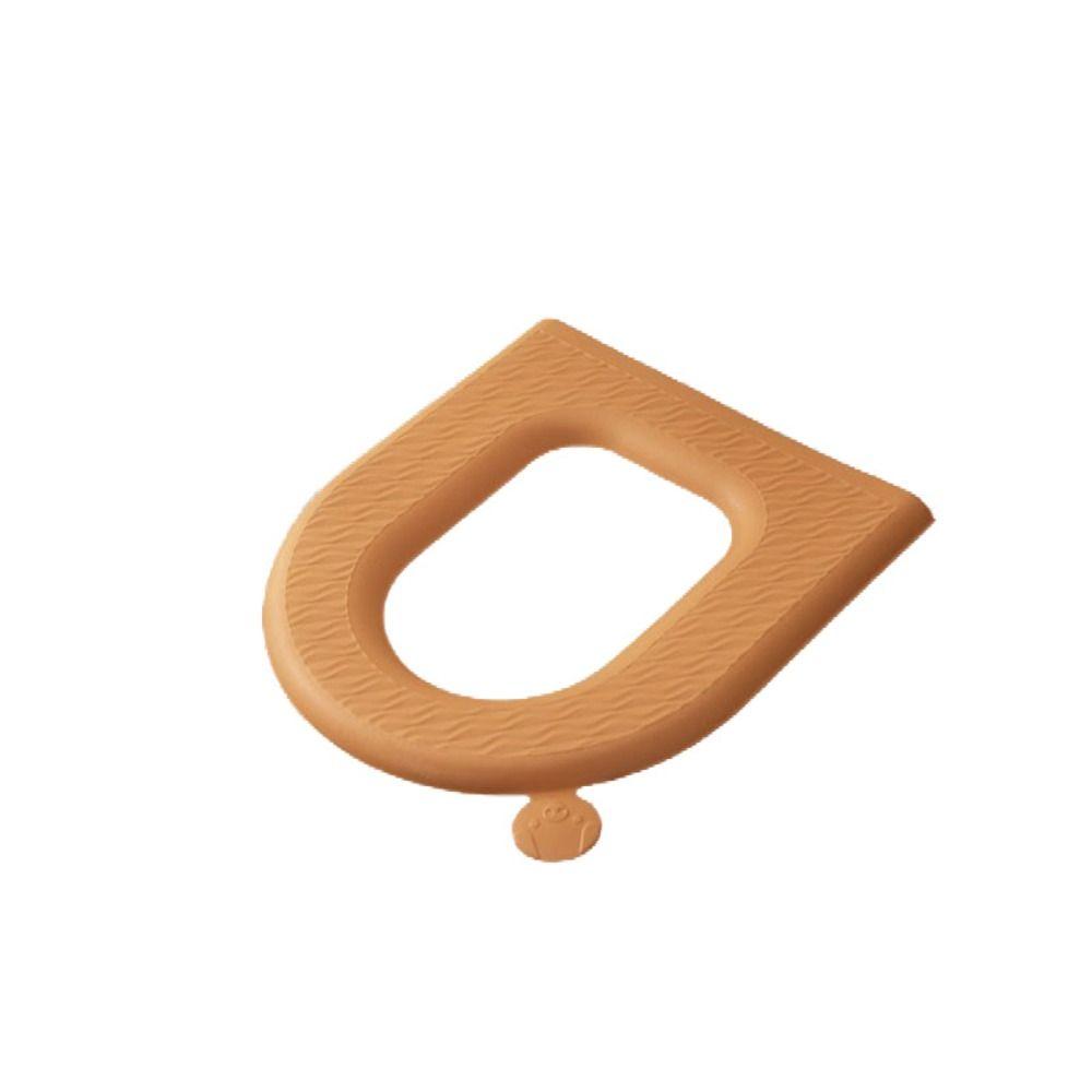 Washable Toilet Seat Cover Waterpoof Toilet Sticky Seat Pad WC Mat Toilet Cushion  Four Season