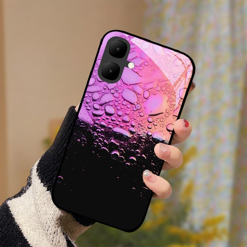 Etui na tył do Infinix Smart 10 X6725 Etui ze szkła hartowanego na telefon Tecno Pop 10 Smart10 Pop10 Modna ochronna obudowa