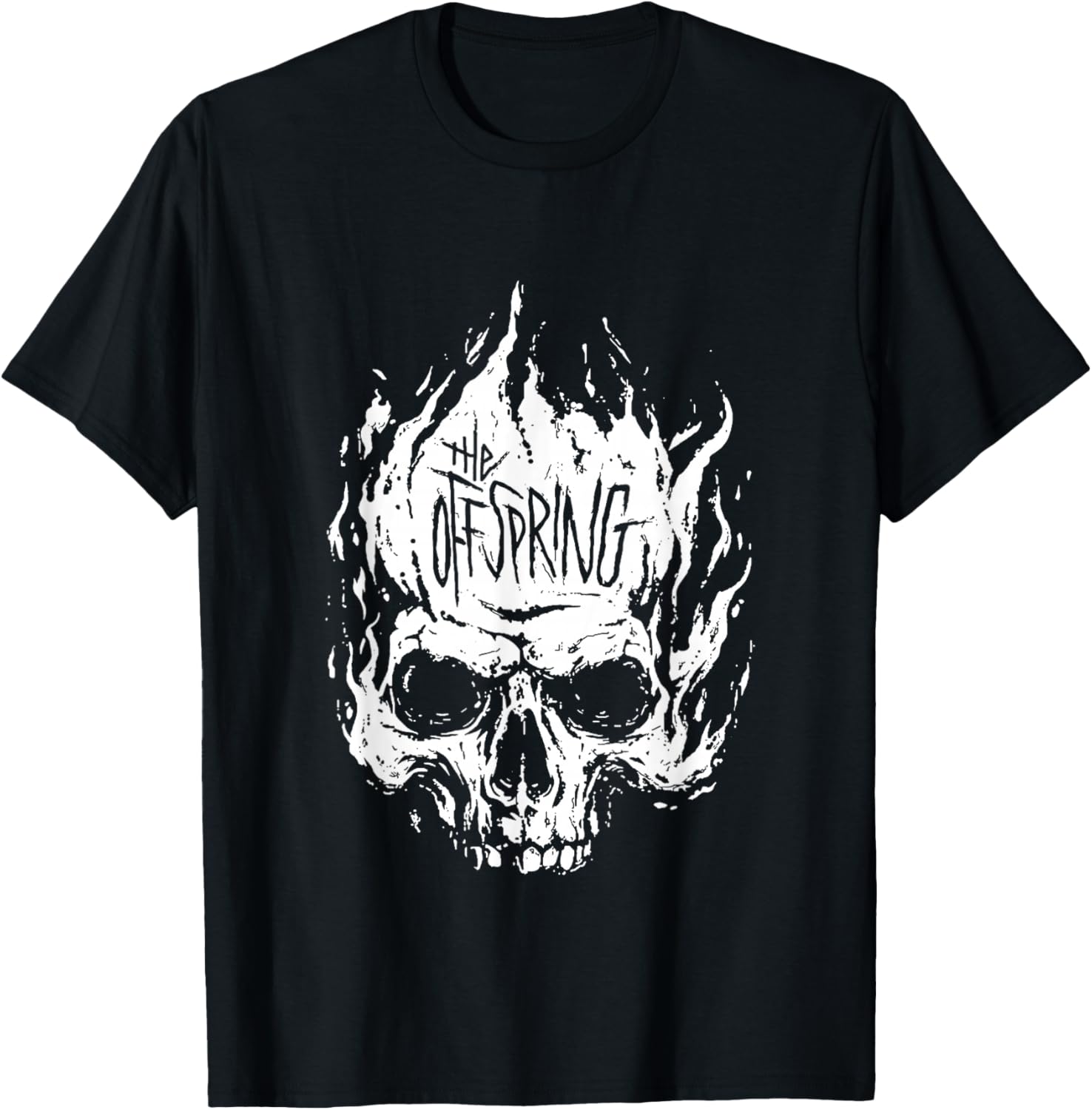 The Offspring Official White Skull Logo T-Shirt Unisex T-Shirt XL