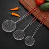 Stainless Steel Pearl Colander Red Handle Milk Tea Shop Essential Pearl Spoon Filter Colander Boba Strainer Milk Tea Spoon