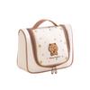Travel Toiletry Bag Hanging Storage Embroidery Design Portable Cosmetic Bag Waterproof Polyester