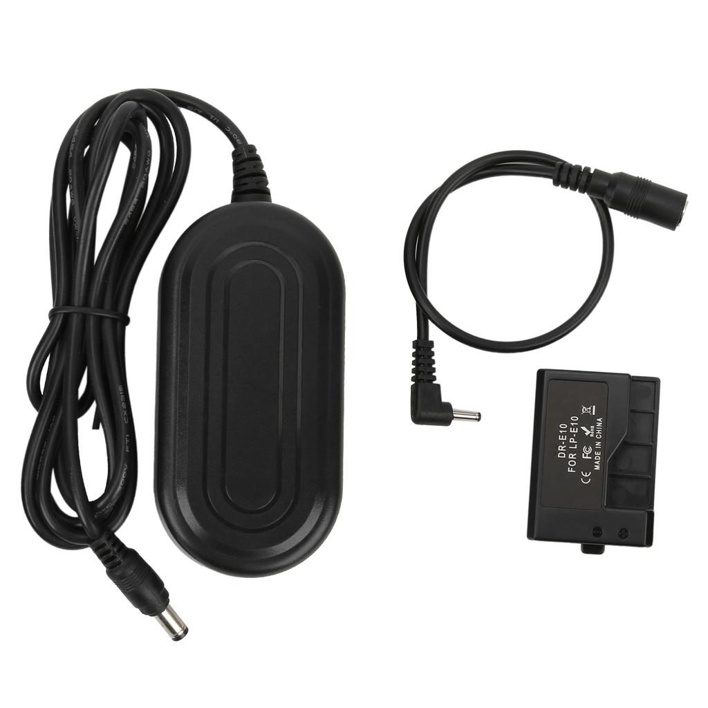 Zasilacz sieciowy Złącze DC LPE10 W pełni dekodowany zestaw atrap baterii dla Canon 1100D 1200D 1300D 1500D