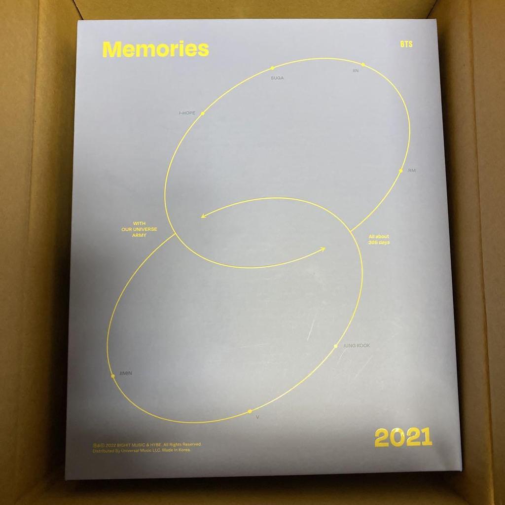[USED] BTS Memories 2021 DVD Jin Trading Card