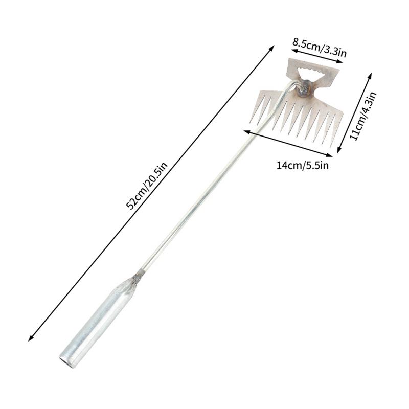 2-In-1 Gardening Hand Weeder Tool Puller Shovel Hand Weed Remover 4/5/6/11 Tooth For Garden Lawn Yard Hand Gardening Loose Soil