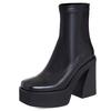 Doratasia Fashion Charming Gothic Square Toe Shaped Heel Female Ankle Boots Concise Comfort Life Party Christmas Women'S Boots