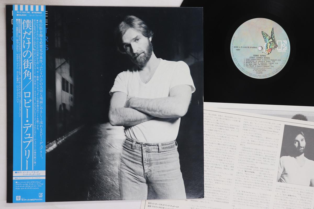 

LP Record ROBBIE DUPREE - Street Corner Heroes P11017E ELEKTRA 1981 Japan Obi Rock Used