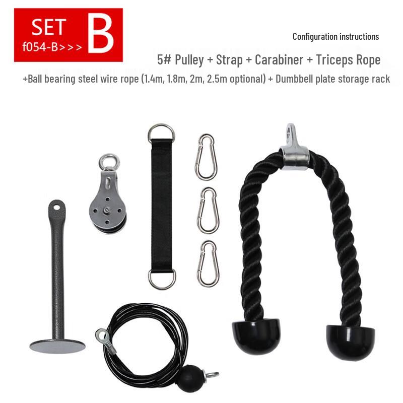 Home Gym Wall-Mounted Pulldown Triceps Trainer