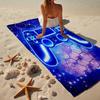 Galactic Gaming Game Controller Beach Towel, Super Soft Microfiber, Gift for Her/Him, Birthday, for Pool, Beach, Travel, Home Decor Fan Gifts