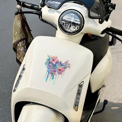 Dekorative Autoaufkleber mit Dopamin-farbiger Flüssigfarbe, reflektierender Vinyl-Autoaufkleber für die Seitenkarosserie des Autos