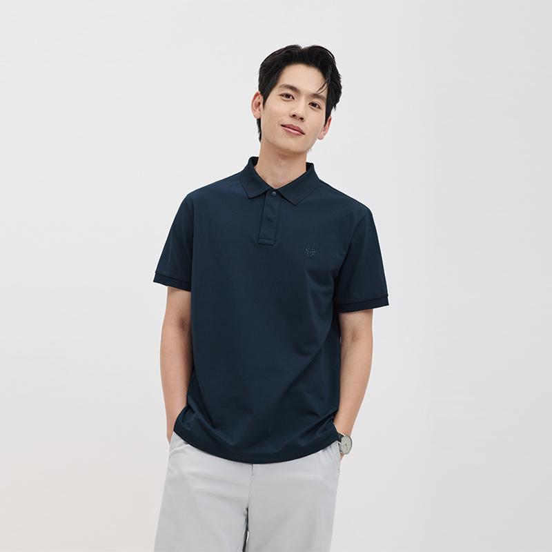 Moisture Absorbing and Quick Drying Short-Sleeved Polo Shirt