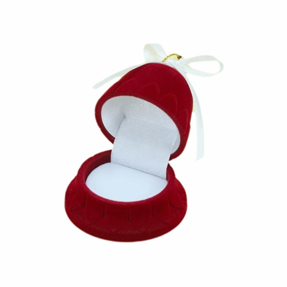 Storage Christmas Jewelry Box Anti-collision Flannel Jewelry Organizer Propose