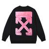 1236 Off-White 2026 Herbst und Winter Neu OW Dreidimensionales Quadratpfeilmuster Herren und Damen Rundhals-Hoodie