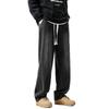 Retro straight jeans men's spring and summer thin loose casual wide-leg trousers American trendy brand boys high street pants