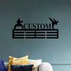 Soporte de Medallas de Karate Personalizado para Pared, 12 Barras para Cintas de Cinturón, Regalo de Artes Marciales para Hombre