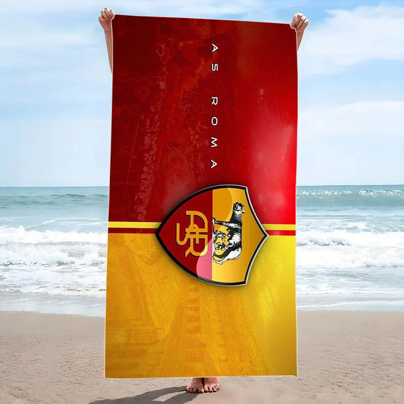 AS Roma Print Beach Towel, Large Soft Quick Dry Towel for Beach Camping Swimming