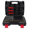 61PCS Thread Repair Kit for Damaged Nuts and Bolts, Portable UNC UNF and Metric Thread Chaser Set for Automotive Repair
