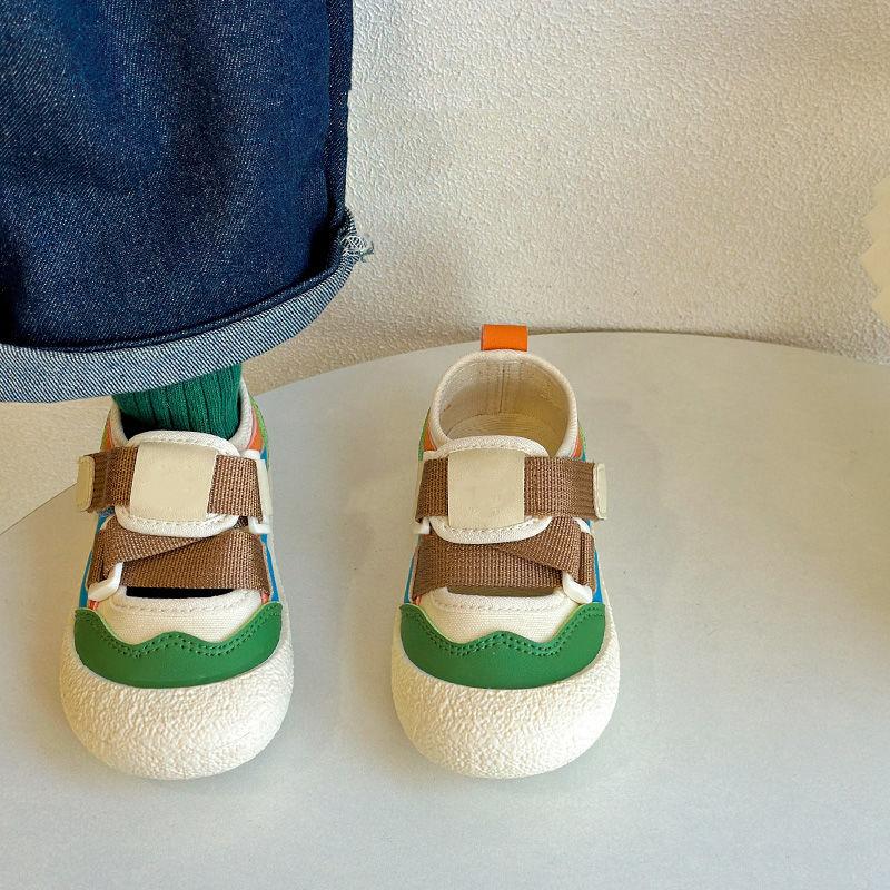 Kinder Freizeitschuhe Bonbonfarbe Zehenkappe Mädchen Ballerinas Anti-Kick 2025 Neu Jungen Skateschuhe Rutschfest Weiche Sohle Trendig