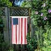 4th of July Rag American Flag Banner Patriotic Memorial Day Hanging Decoration for Independence Day Indoor Outdoor Decor