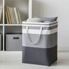 2 Piece Foldable Cloth Laundry Hamper 75L Practical Carrying Handles Space Saving Storage Solution for Bedroom