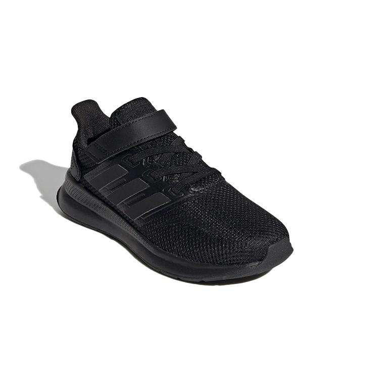 Adidas Neo Runfalcon Slip Resistant Cushioning Abrasion Resistant Low top Running Shoes Black EG1584