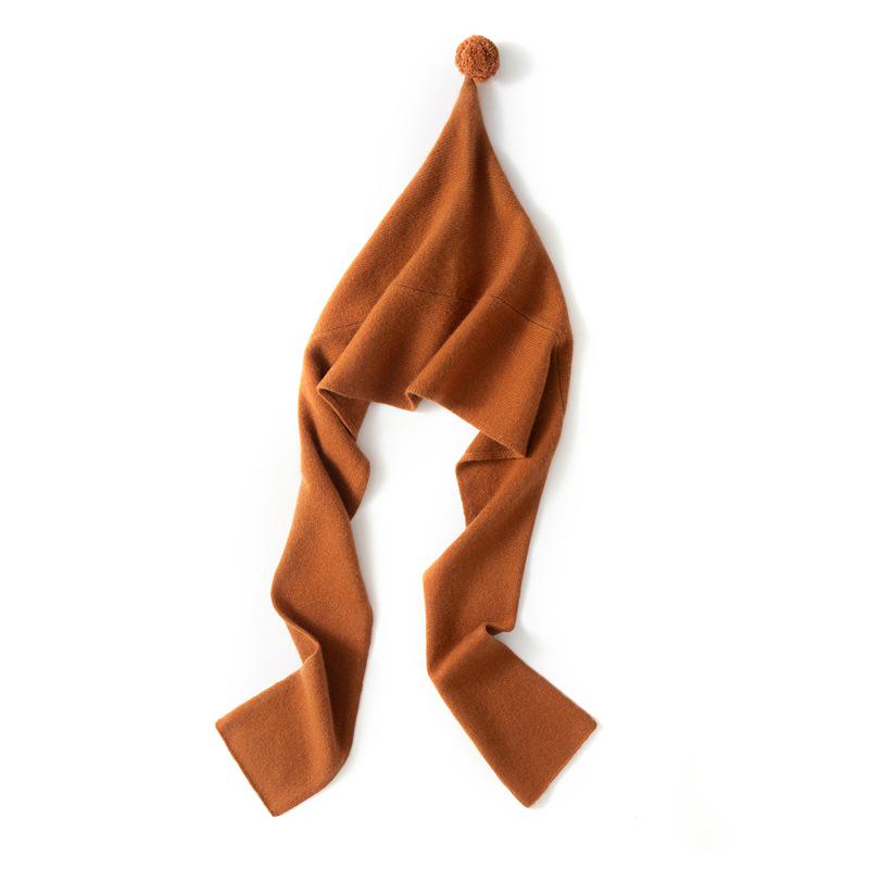 Women's Cashmere Knit Hat & Scarf Set - Stylish, Versatile, Warm Neck Protection Accessory