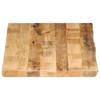 Vidaxl Blat Stołu Z Naturalną Krawędzią, 100X60X3,8 Cm, Drewno Mango