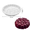 1PC Cake Mousse Dessert Silicone Mold Pastry Cake Heart Mousse Baking Household Mold Disk