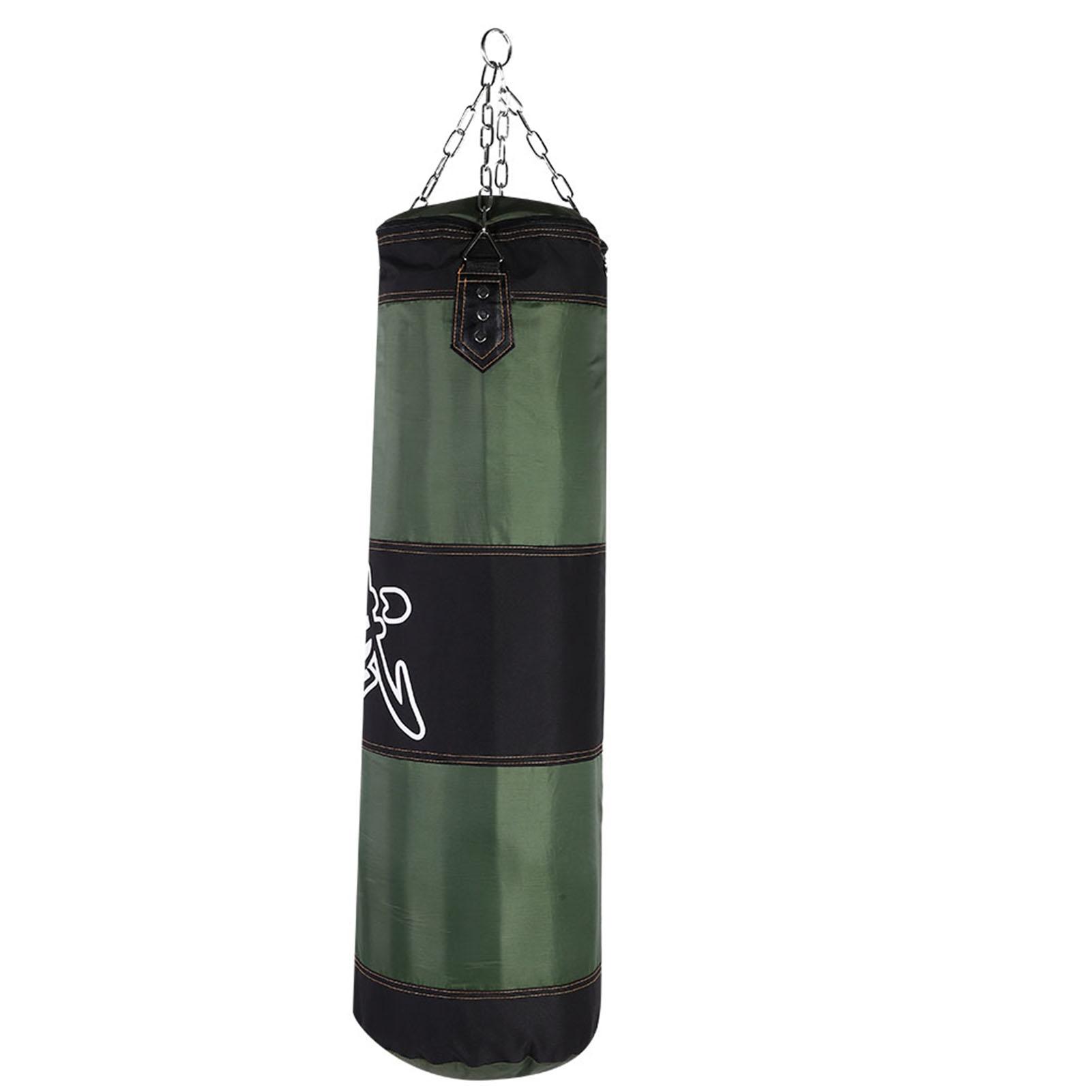 Vide entraînement boxe crochet coup de pied sac de sable combat karaté poinçon poinçonnage sac de sable sac de sable vert