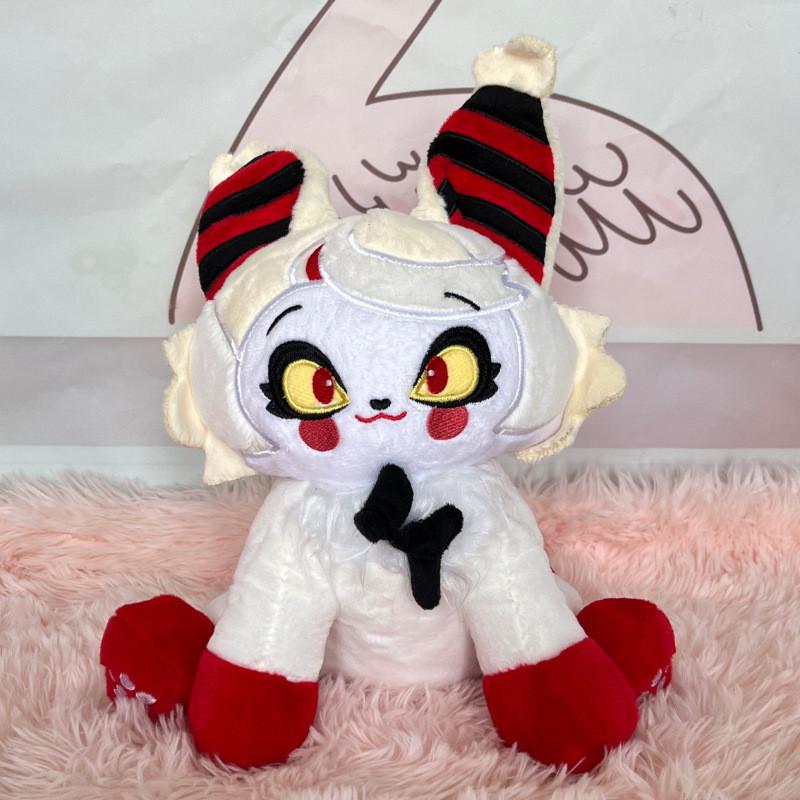 Hazbin Hotel Angel Kitty Plush Toy Adorable Helluva Boss Inspired Stuffed Doll For Fans Collectors