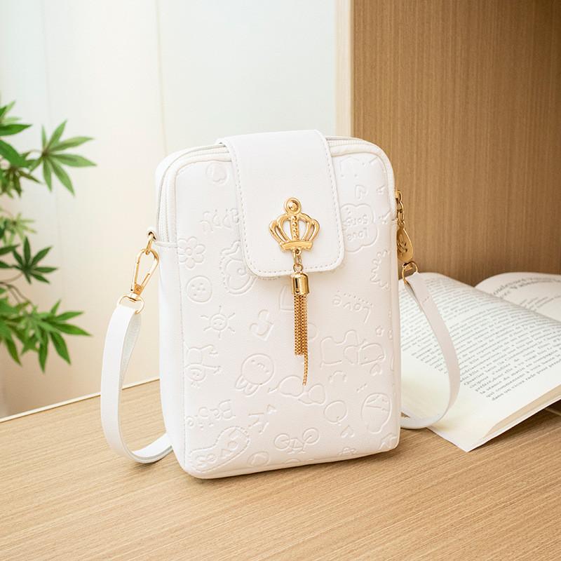 Sweet And Fresh 2022 Ladies Bag Cross-border Bag Women's Casual Simple Embossed Shoulder Bag