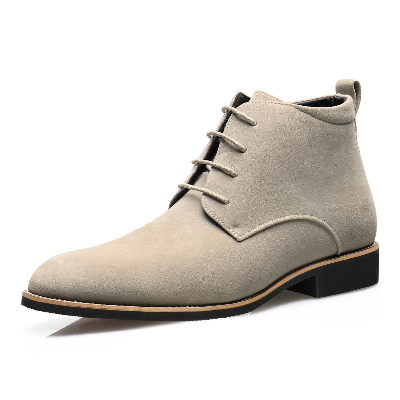 Men's Classic Retro Desert Boots Mens Fashion Lace-up Ankle Boot Men British Style Short Boots High-top Casual Shoes