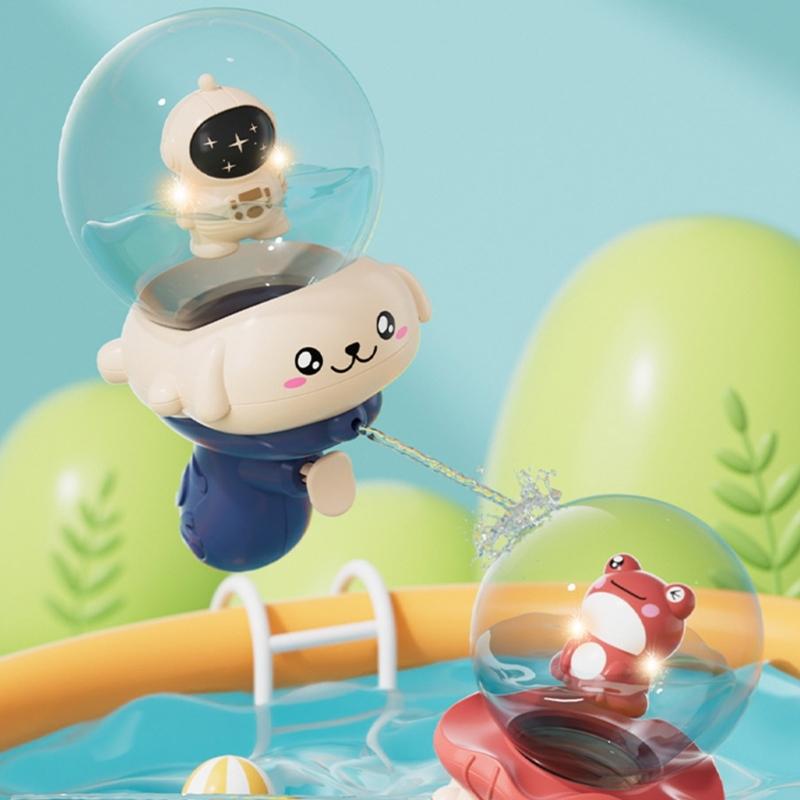 Clear Cartoon Theme Water Squirter Toy For Children Easy Grip Outdoor Summer Activity Water Squirter Toy for Toddler
