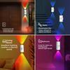 Magnetic Mounting LED Wall Light Colorful Gradient RGB Gradient Wall Lamp  Hallways