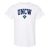 UNC Wilmington Arch Logo Seahawks - NCAA University T-Shirt - Short Sleeve