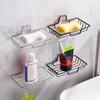 No Punching Wall Mounted Soap Rack Stainless Steel Soap Dish Durable Soap Holder  Home Bathroom