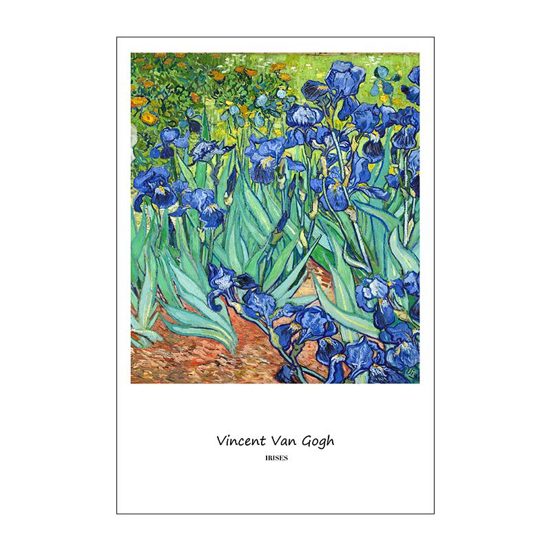 Van Gogh Canvas Painting Starry Night by the Rhone River Poster Wall Art Print Decorative Picture Modern Living Room Home Decor Unframed