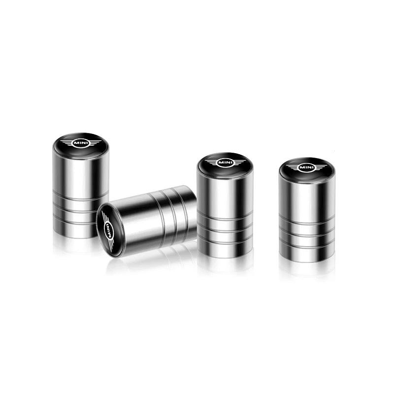 4Pcs Car Wheel Tire Valve Caps Air Stem Tyre Plug Accessories For Mini Cooper One S JCW F54 F55 F56 F57 F60 R55 R56 R57 R60 R61