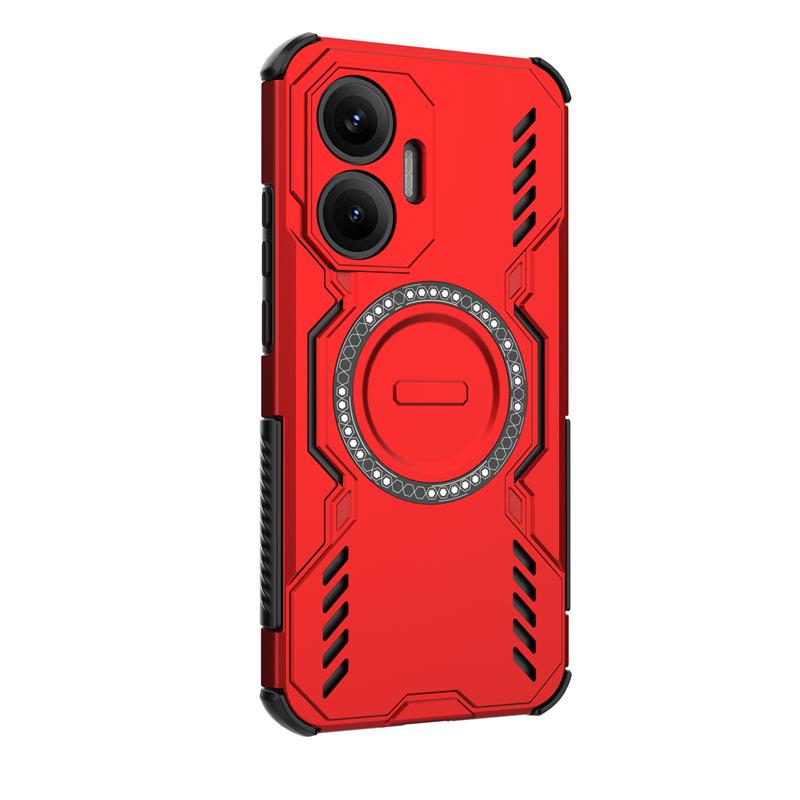 

Міцний броньований магнітний чохол з ПК+ТПУ та твердого ПК для Xiaomi POCO X8 Pro Max X7 F8 Ultra F7 M8 M7 Pro З тепловідведенням Задня кришка for POCO X7
