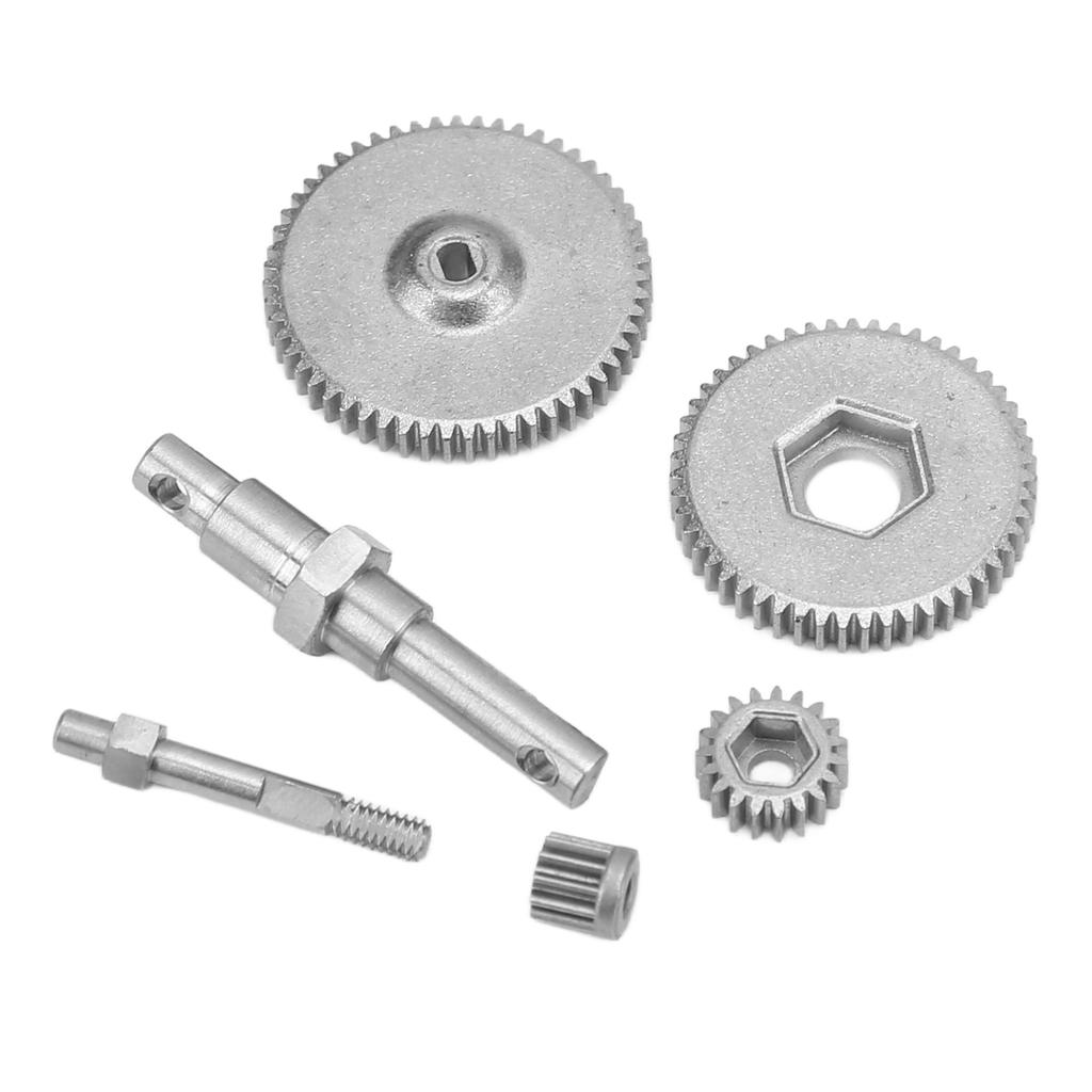 RC Transmission Gear Set Gear and Shaft Stainless Steel for AXIAL SCX24 AXI90081 AXI00001 AXI00002