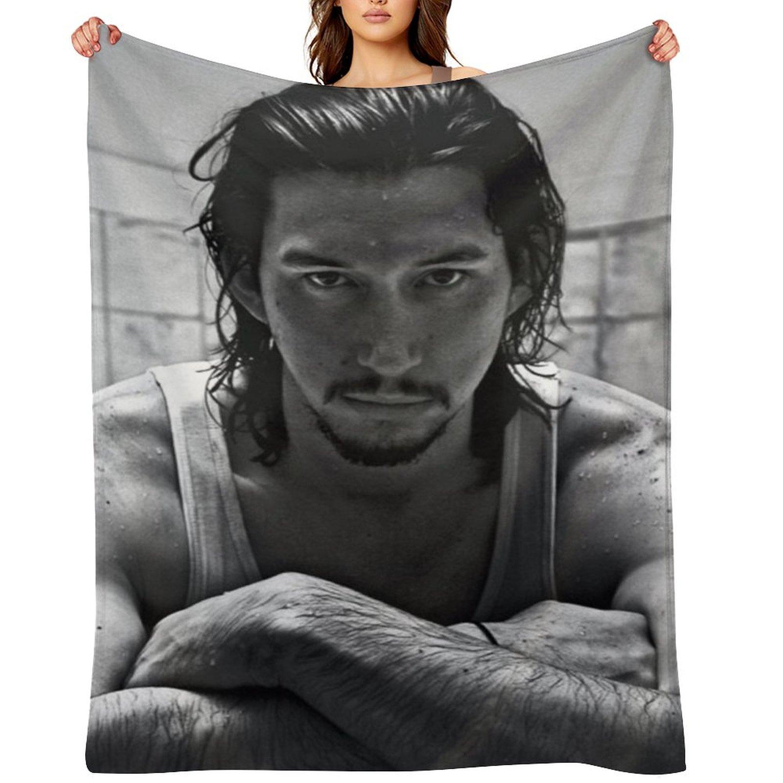 Adam Driver Throw Blanket heavy to sleep Sofa Luxury Brand Giant Sofa Blankets 30x40in