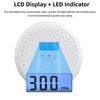 CO Detector Carbon Monoxide Alarm Battery Operated with Digital Display, Smoke Coal Gas Leakage Sensor for Home Safety