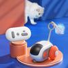 Smart Cat Car 2 Modes Automatic Moving Remote Controlled Car For Cats Dogs Interactive Playing Kitten Training Pet Supplies