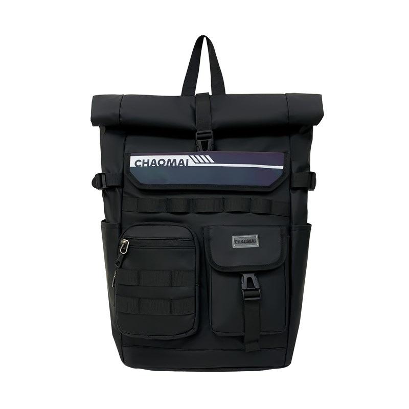 Schoolbag trendy brand reflective backpack large capacity tooling wind computer bag sports waterproof travel bag college student high school bag
