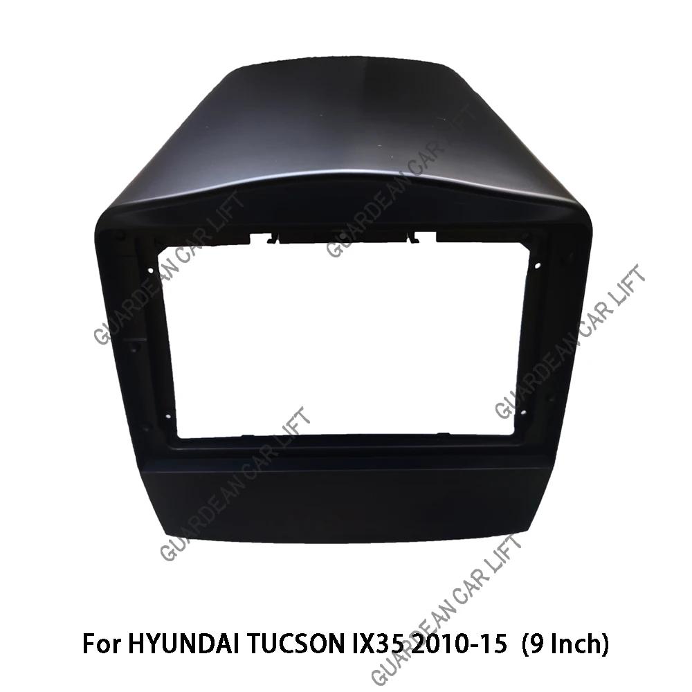 9/10.1" For HYUNDAI TUCSON IX35 2010-15 Car Radio Fascias Android GPS MP5 Stereo Player 2Din Head Unit Panel Dash Frame Installa